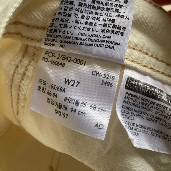 Levi's Womens Painter Boy Jeans in Tofu Kung Fu - Picture 9 of 11